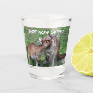 Not Now Skippy Shot Glass