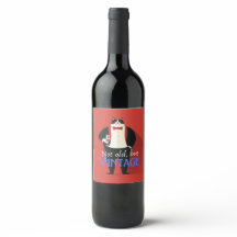 Not Old but Vintage Wine Label