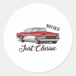 Not Old Just Classic Classic Round Sticker