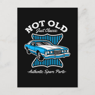 Not Old Just Classic Retro Car Design Postcard