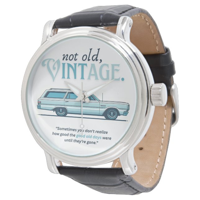 Not old, Vintage (StationWagons) Watch (Angled)