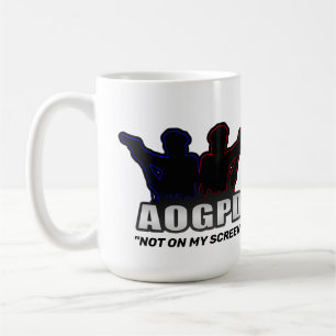 "NOT ON MY SCREEN MUG" COFFEE MUG