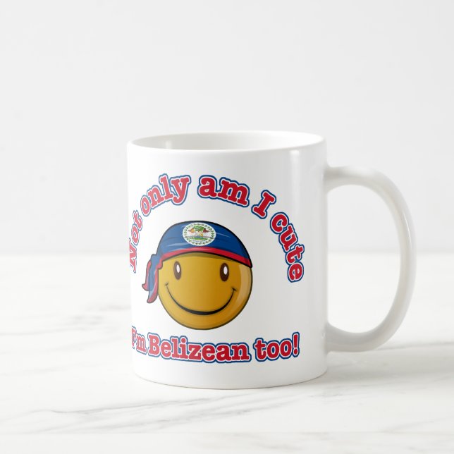 Not only am I cute I'm Belizean too! Coffee Mug (Right)