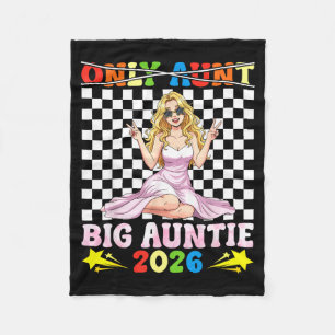 Not Only Aunt I Am Big Auntie In 2026 Cute Girl Fa Fleece Blanket