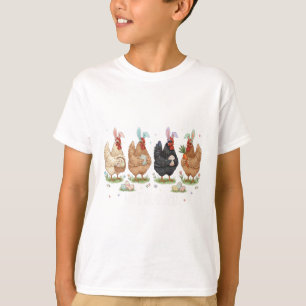 Not Our Job Funny Chickens Egg Hunter Bunny Happy T-Shirt