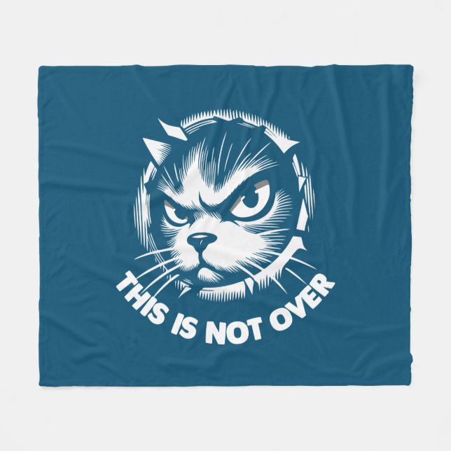 Not Over 1 Fleece Blanket (Front (Horizontal))