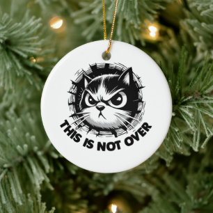 Not Over 2 Ceramic Tree Decoration