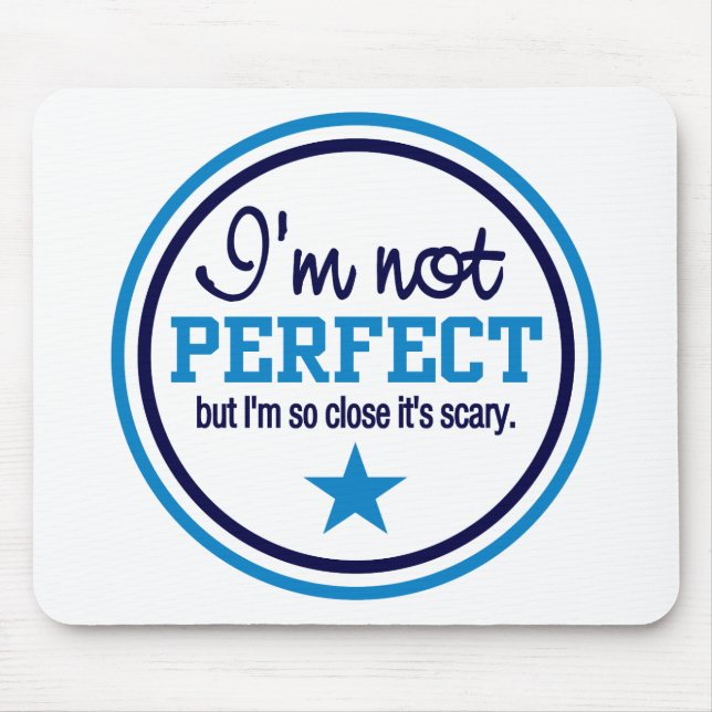 NOT PERFECT mousepad - blue (Front)