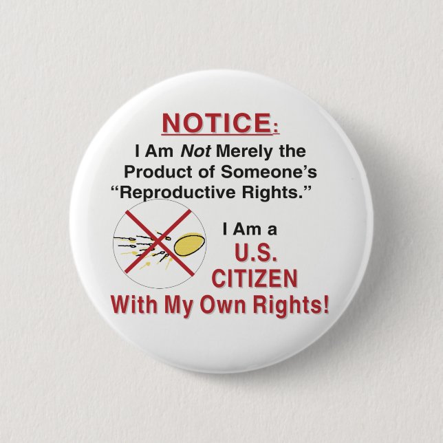 Not Product 6 Cm Round Badge (Front)