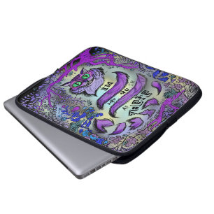 Not Quite All There, Crazy Cat Laptop Sleeve
