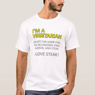 Not Really a Vegetarian Funny Tshirt