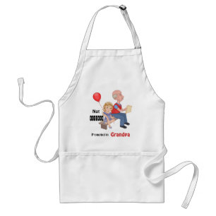 Not Retired Promoted Grandpa Standard Apron