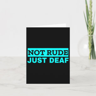 Not Rude  Card