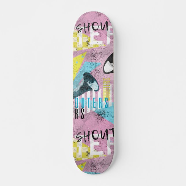 Not shooters but shouters skateboard (Front)