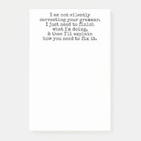 Not Silently Correcting Your Grammar (Yet)