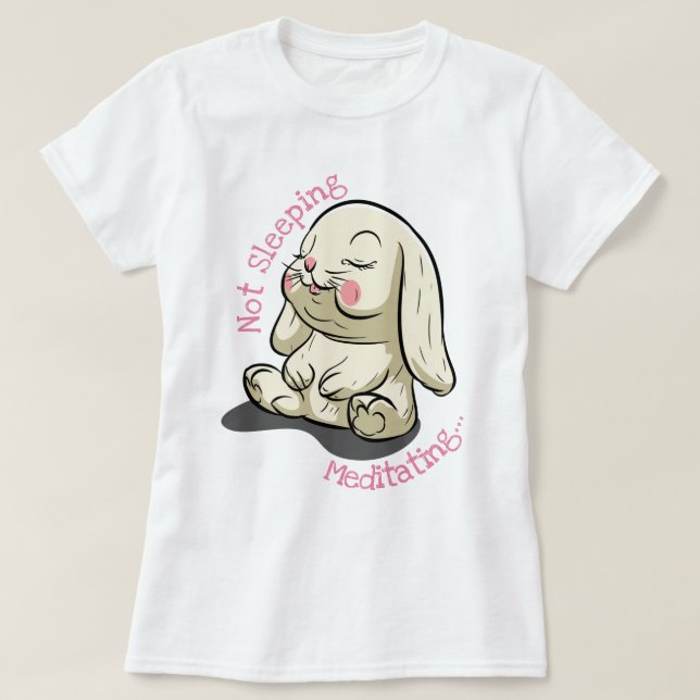 Not Sleeping Bunny T-Shirt (Design Front)