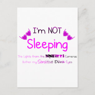 Not Sleeping Postcard