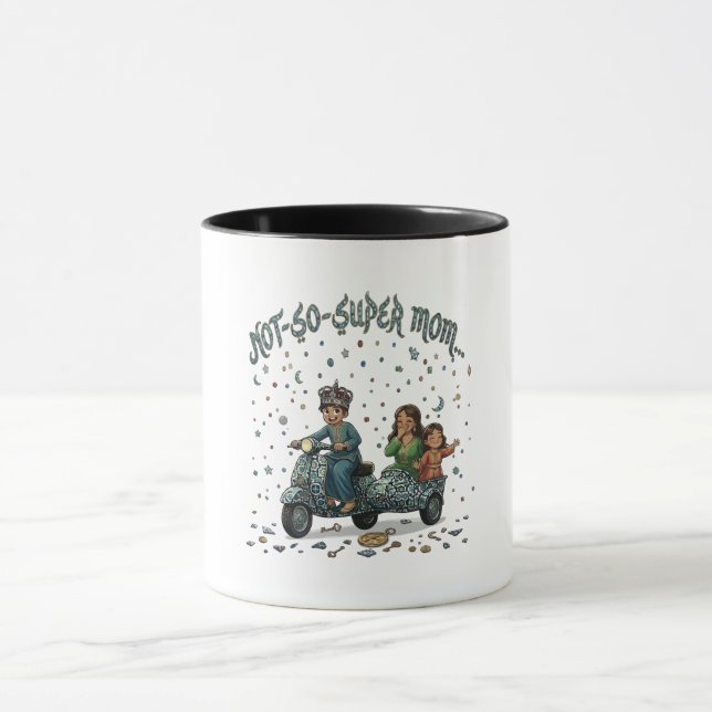 Not-So-Super Mum Moroccan Adventure  Mug (Center)