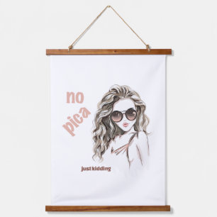 Not Spicy Hanging Tapestry
