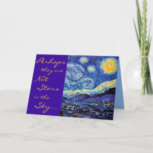 Not stars, Starry night Holiday Card