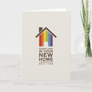 Not Straight Design 'A New Home' Card