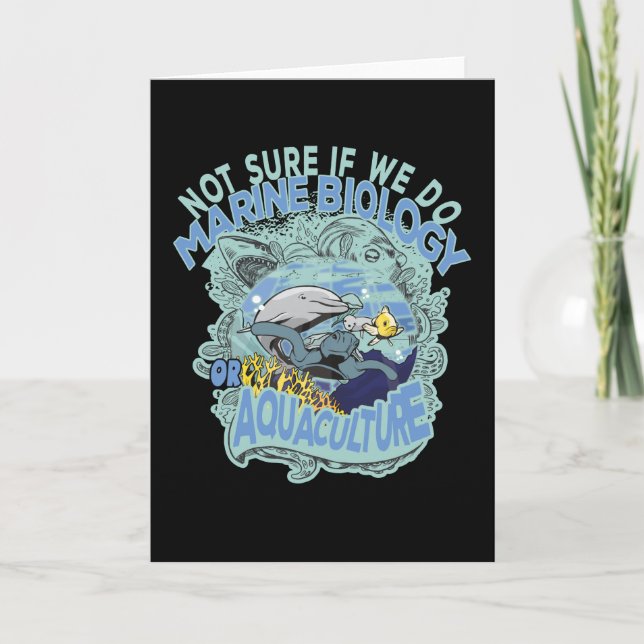 Not Sure if we do Marine biology or Aquaculture Card (Front)