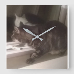 Not Talking to you Dave Square Wall Clock