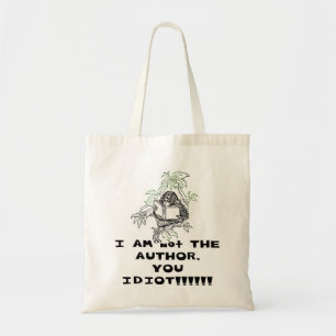 Not the Author Funny Bag