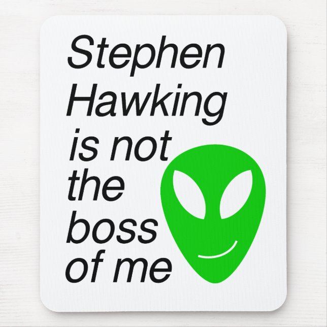 Not the boss of me mouse mat (Front)