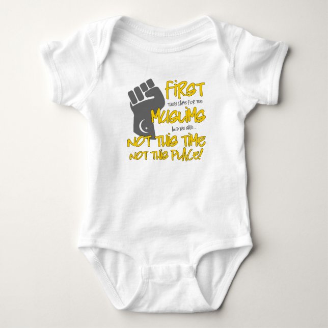 Not This Place Baby Bodysuit (Front)