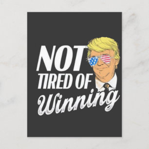 Not Tired of Winning Trump Maga inauguration Day Invitation Postcard