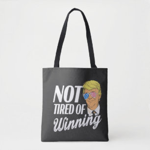 Not Tired of Winning Trump Maga inauguration Day Tote Bag