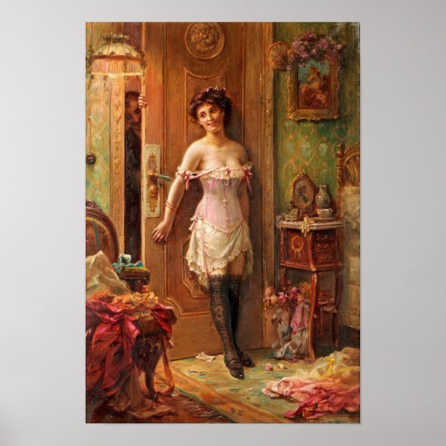 Not to Step Inside by Hans Zatzka - poster (Front)