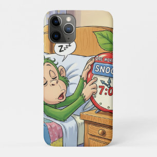 Not Today, Alarm – Sleepy Monkey Mode 💤🙈 iPhone 11 Pro Case