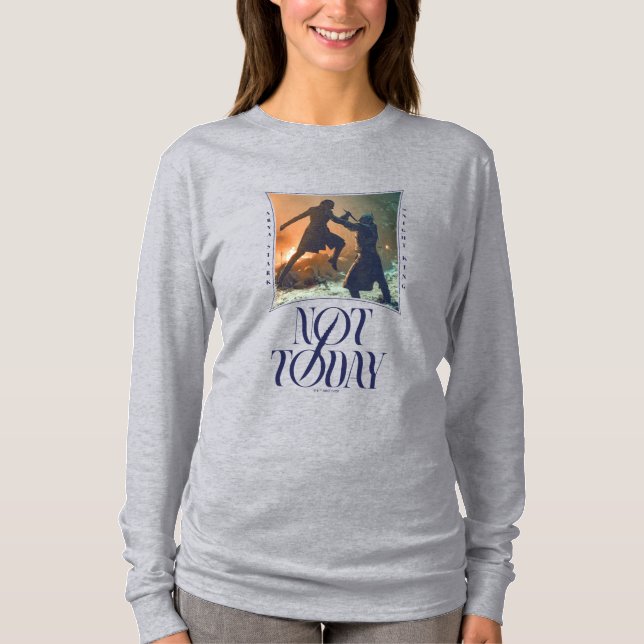 "Not Today" Arya Stark Vs. The Night King T-Shirt (Front)