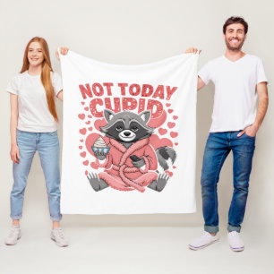 Not Today Cupid – Funny Anti-Love Cosy Blanket