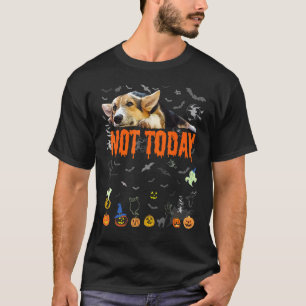 Not Today Cute Corgi Ugly Halloween Sweater