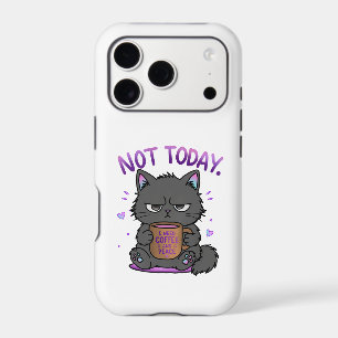 Not Today Grumpy Cat Coffee Lover Cute Funny Cat