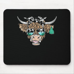Not Today Heifer Vintage Lady Cow Ladies Heifer Mouse Mat