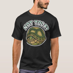 Not Today Introvert Turtle Enthusiast Shell T-Shirt