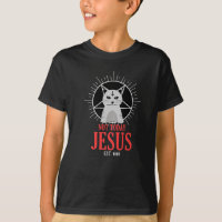 Not Today Jesus Satanic Cat Goth Men    T-