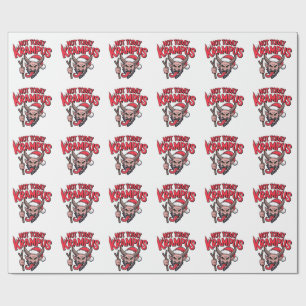 Not Today Krampus Funny Christmas Evil Krampus Wrapping Paper