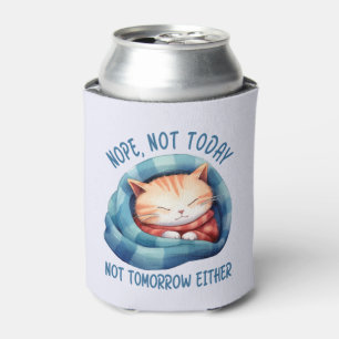 Not Today, Not Tomorrow – Introverted Cat Humour Can Cooler