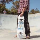 Not Today Santa Jewish Hanukkah Holiday Menorah Skateboard<br><div class="desc">Funny, santa, christmas, hanukkah, menorah, jewish, jew, gift, birthday</div>