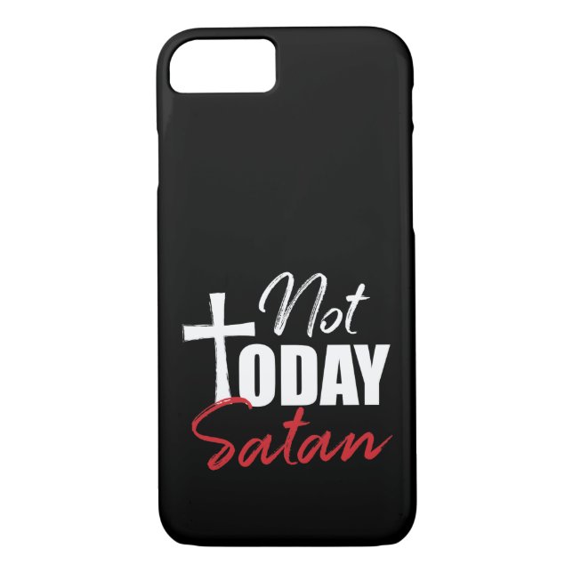 Not Today Satan Case-Mate iPhone Case (Back)