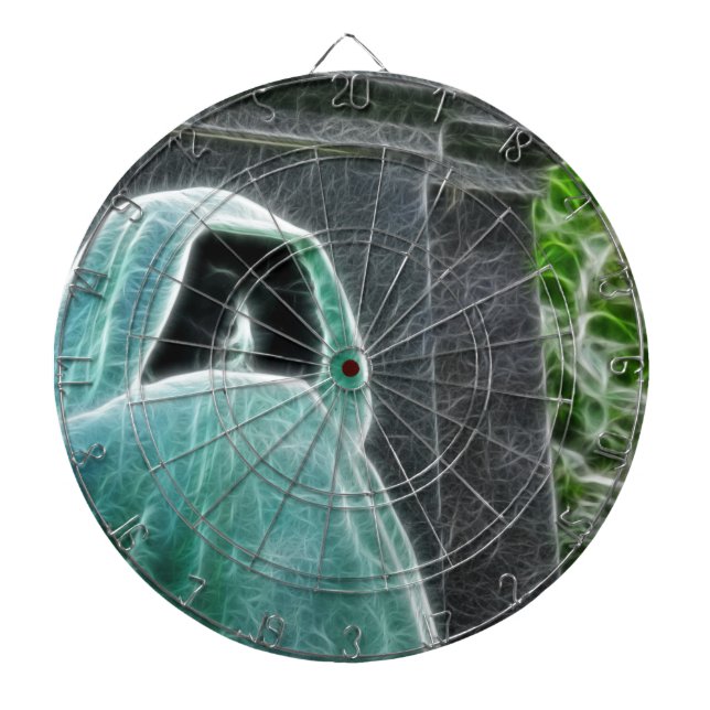 Not Today Satan Dartboard (Front)