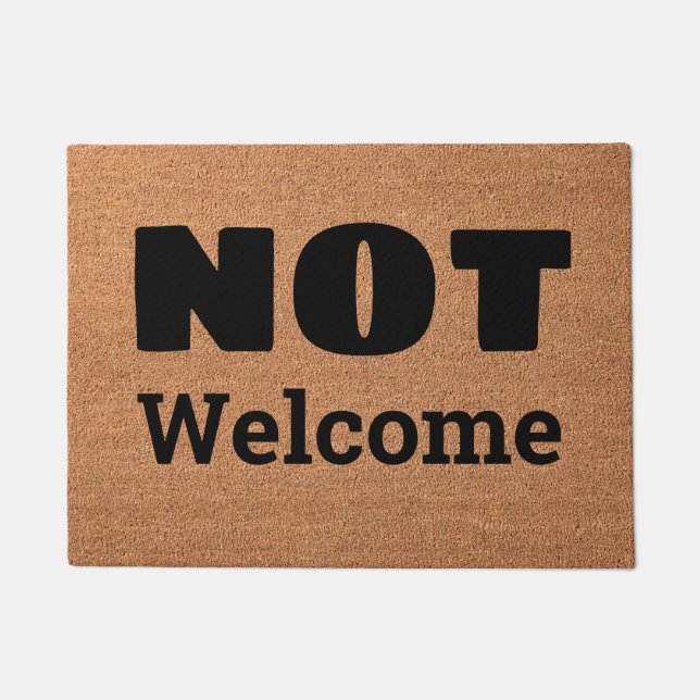 Not Welcome Doormat (Front)