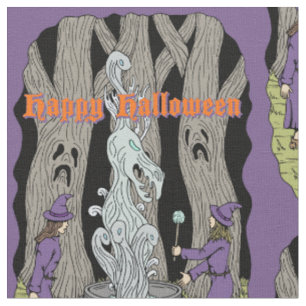 Not What They Expected Halloween Art Fabric