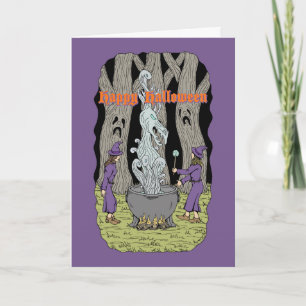Not What They Expected Happy Halloween Card