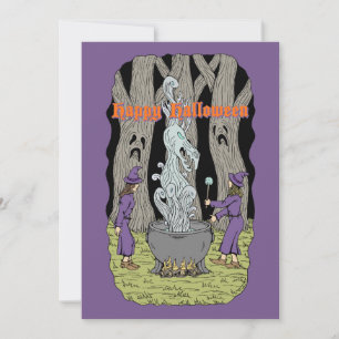Not What They Expected Happy Halloween Invitation